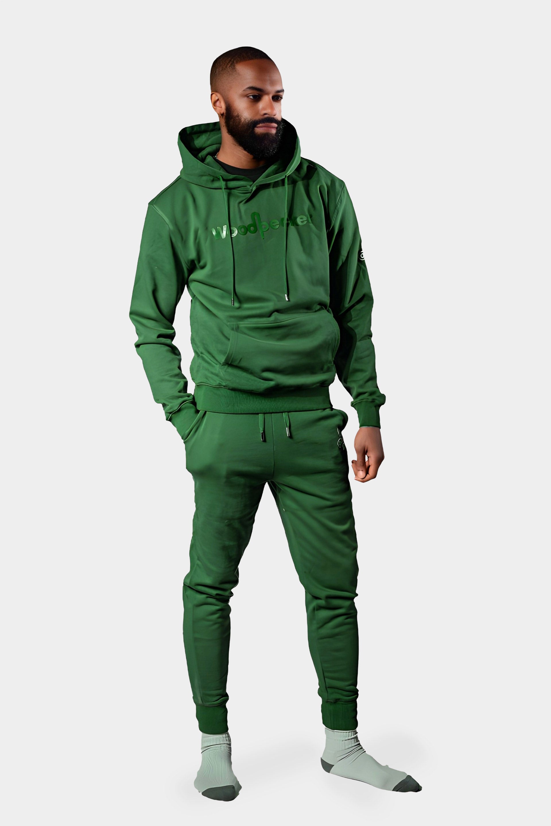 Unisex Cotton Sweatsuit - Electric Green