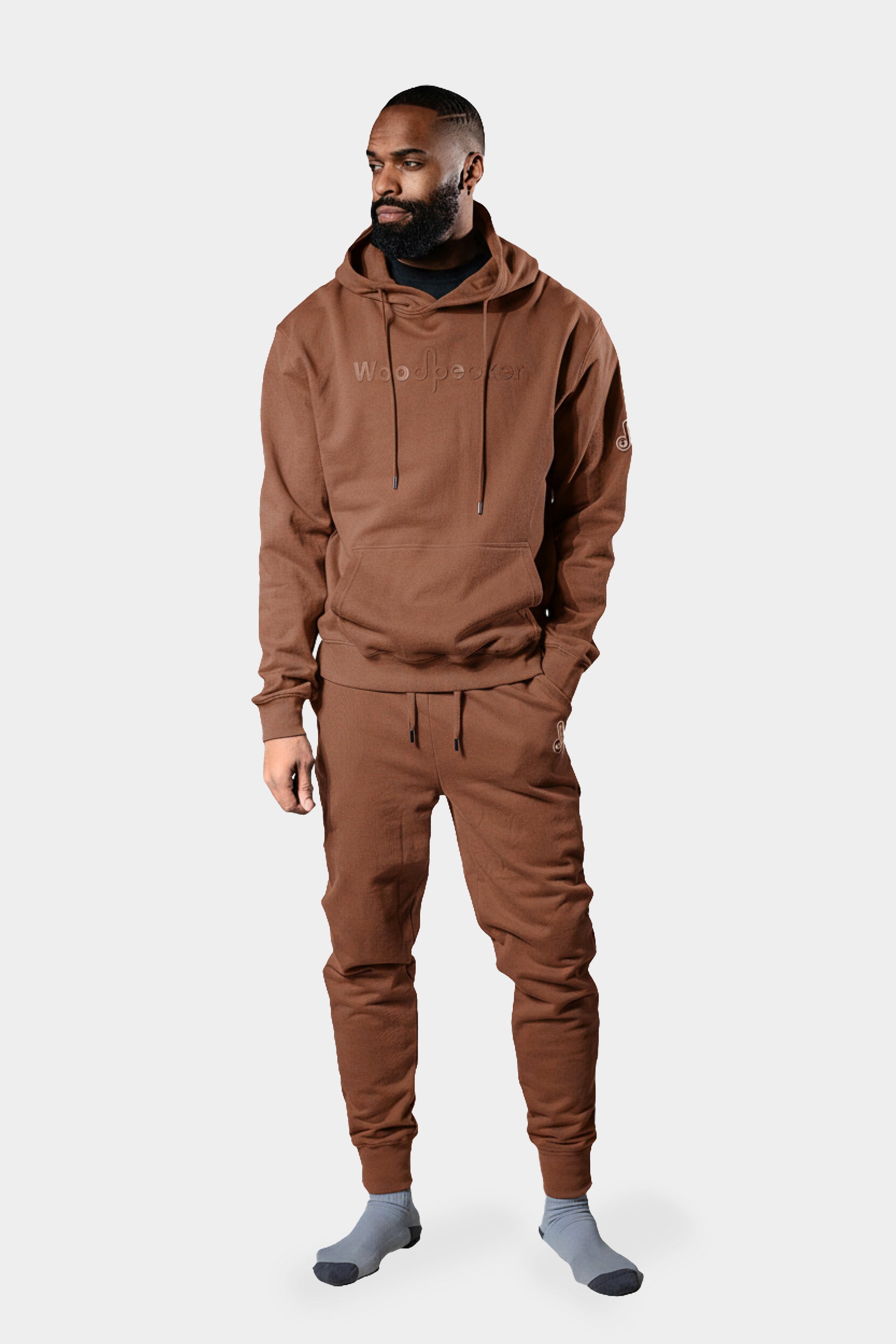 Unisex Cotton Sweatsuit - Mocha