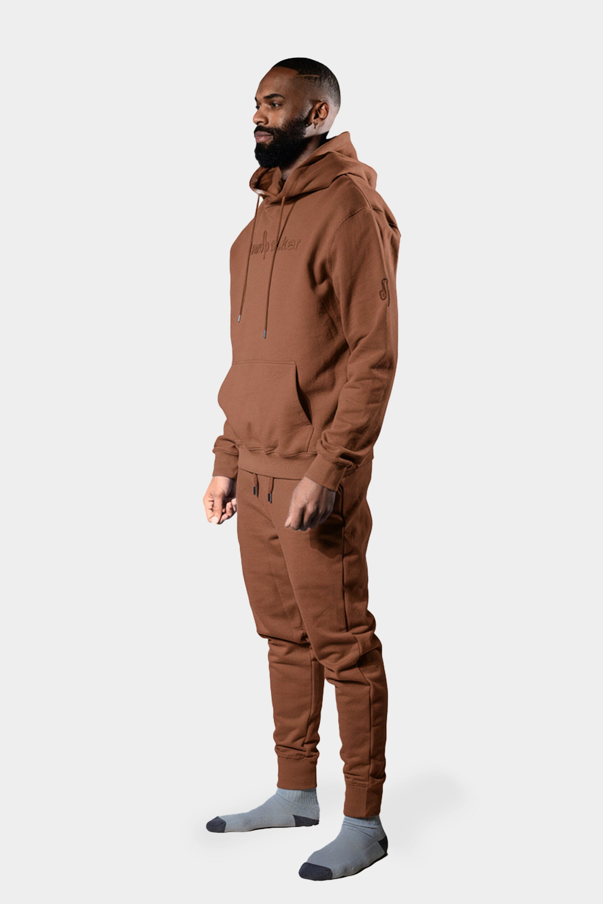 Unisex Cotton Sweatsuit - Mocha