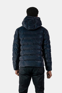 Navy Blue Diamond Sparrow Coat