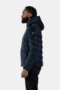 Navy Blue Diamond Sparrow Coat