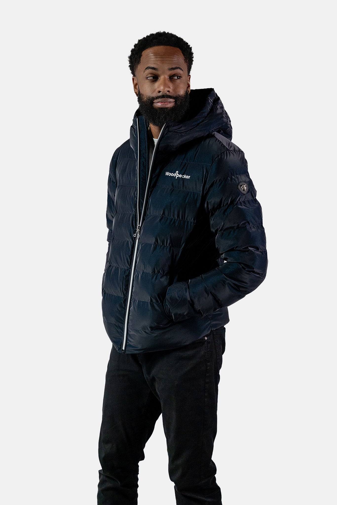 Navy Blue Diamond Sparrow Coat