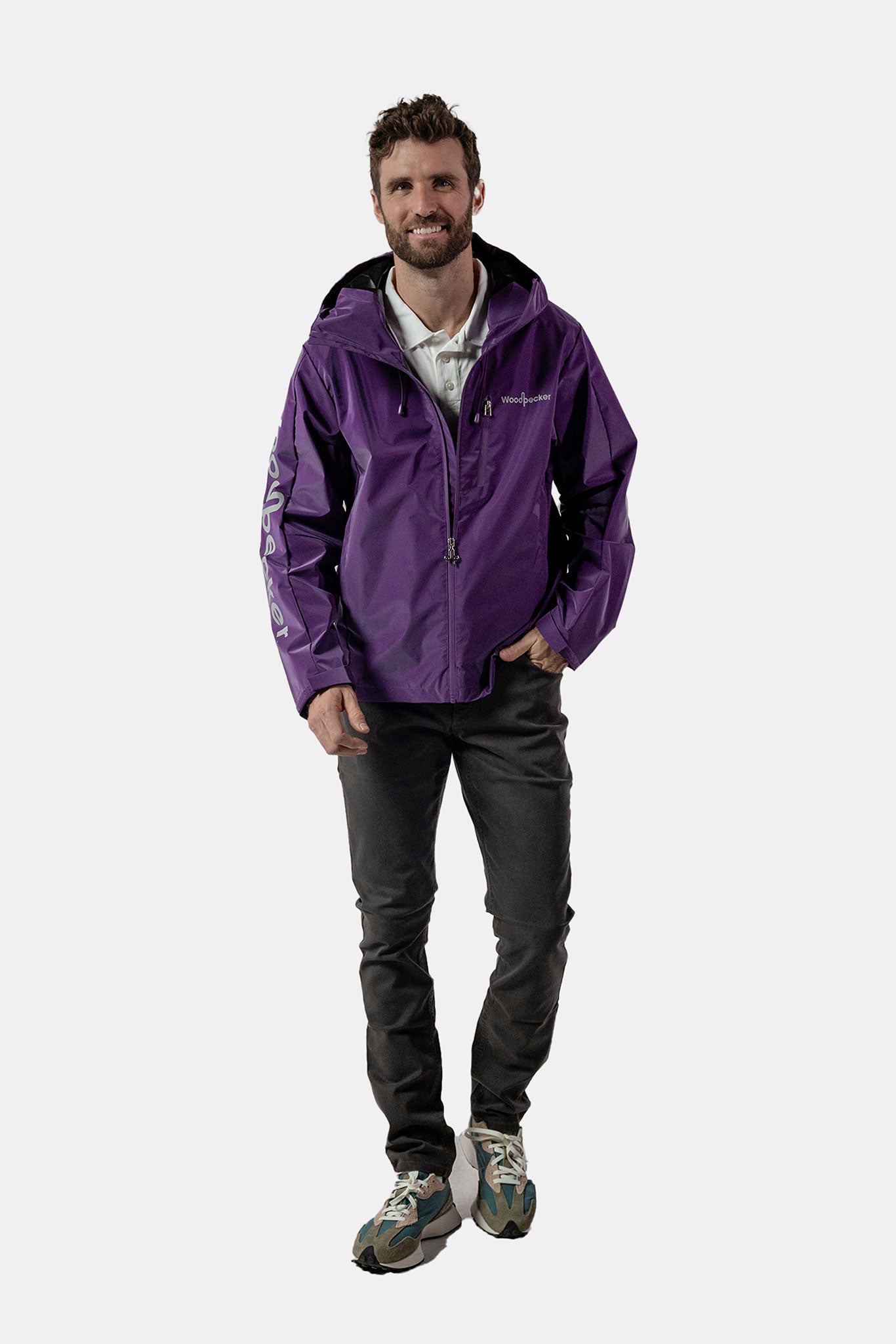 Men&#39;s Wind Shell - Purple Diamond