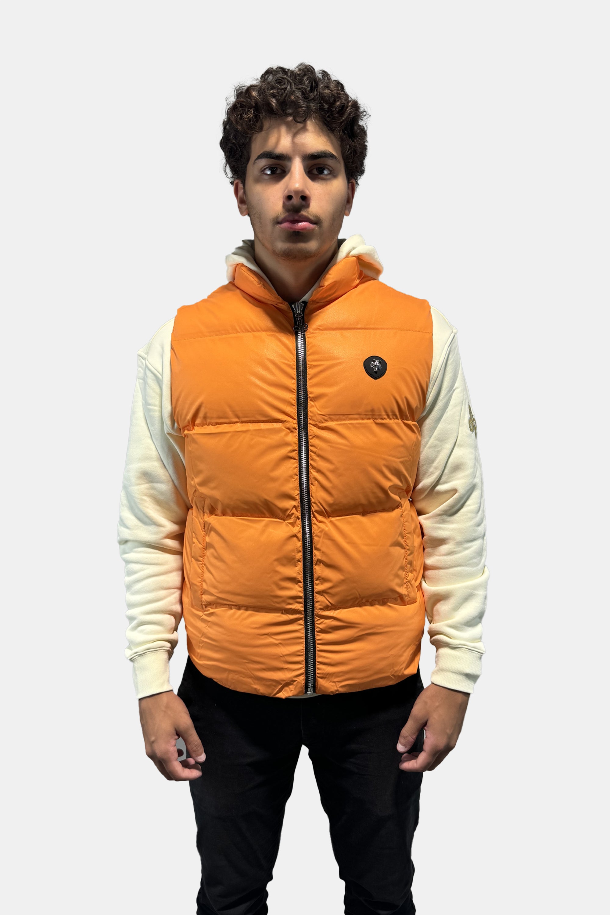 Unisex Vest - Orange Diamond