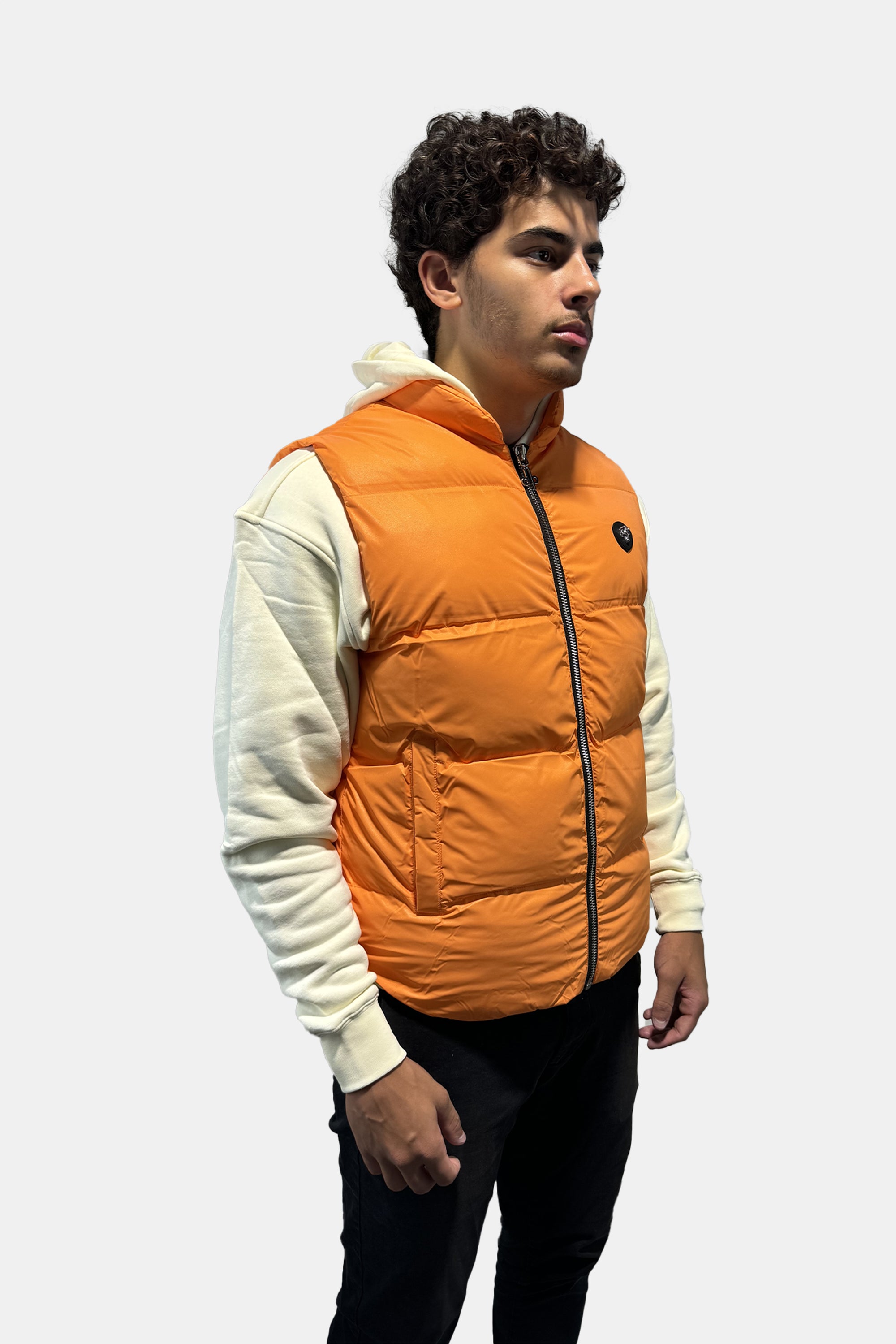 Unisex Vest - Orange Diamond