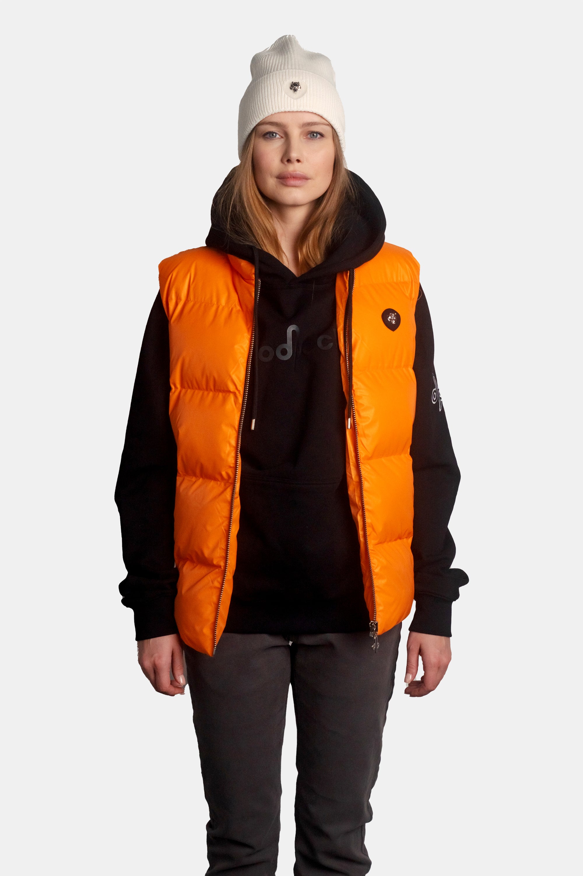 Unisex Vest - Orange Diamond