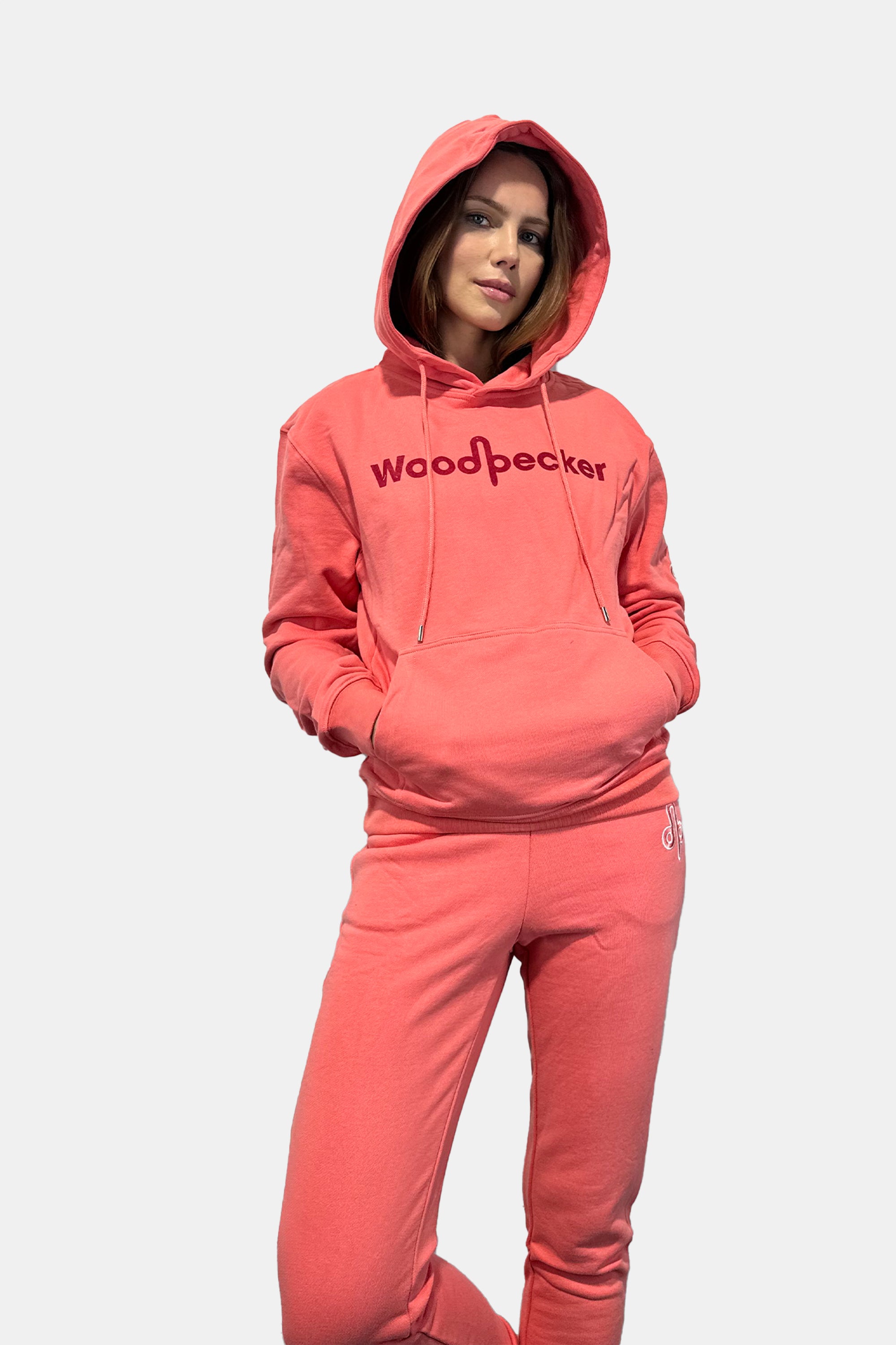 Unisex Cotton Sweatsuit - Coral