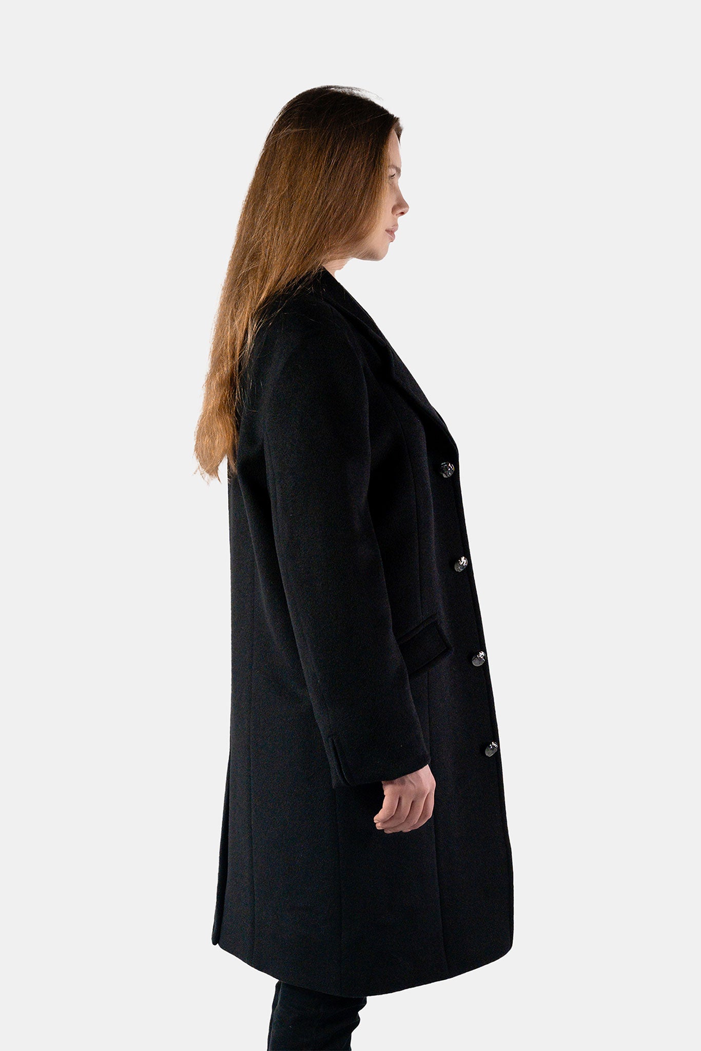 Unisex Topcoat - Black