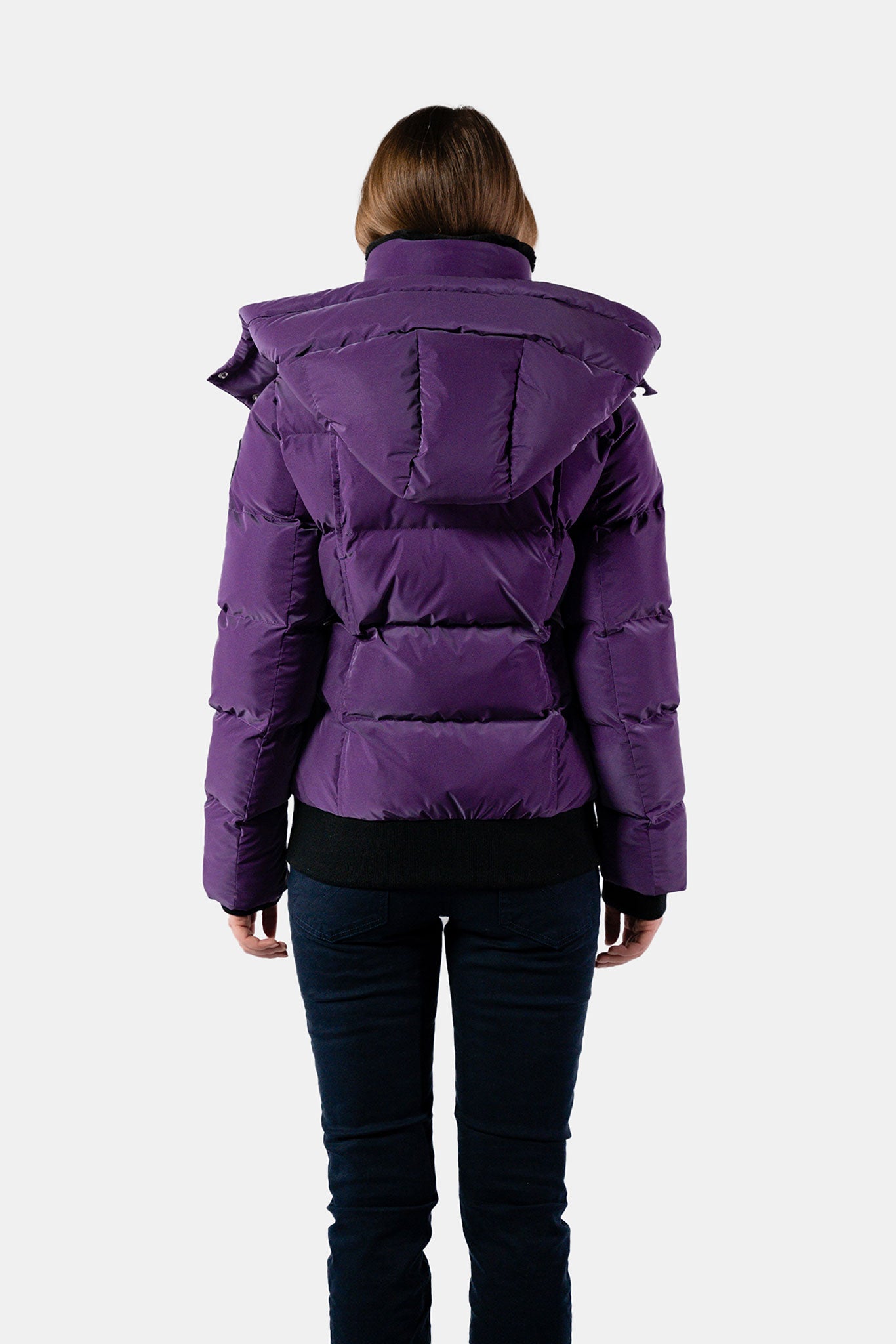 Women&#39;s Woody Bomber Jacket - Purple Diamond