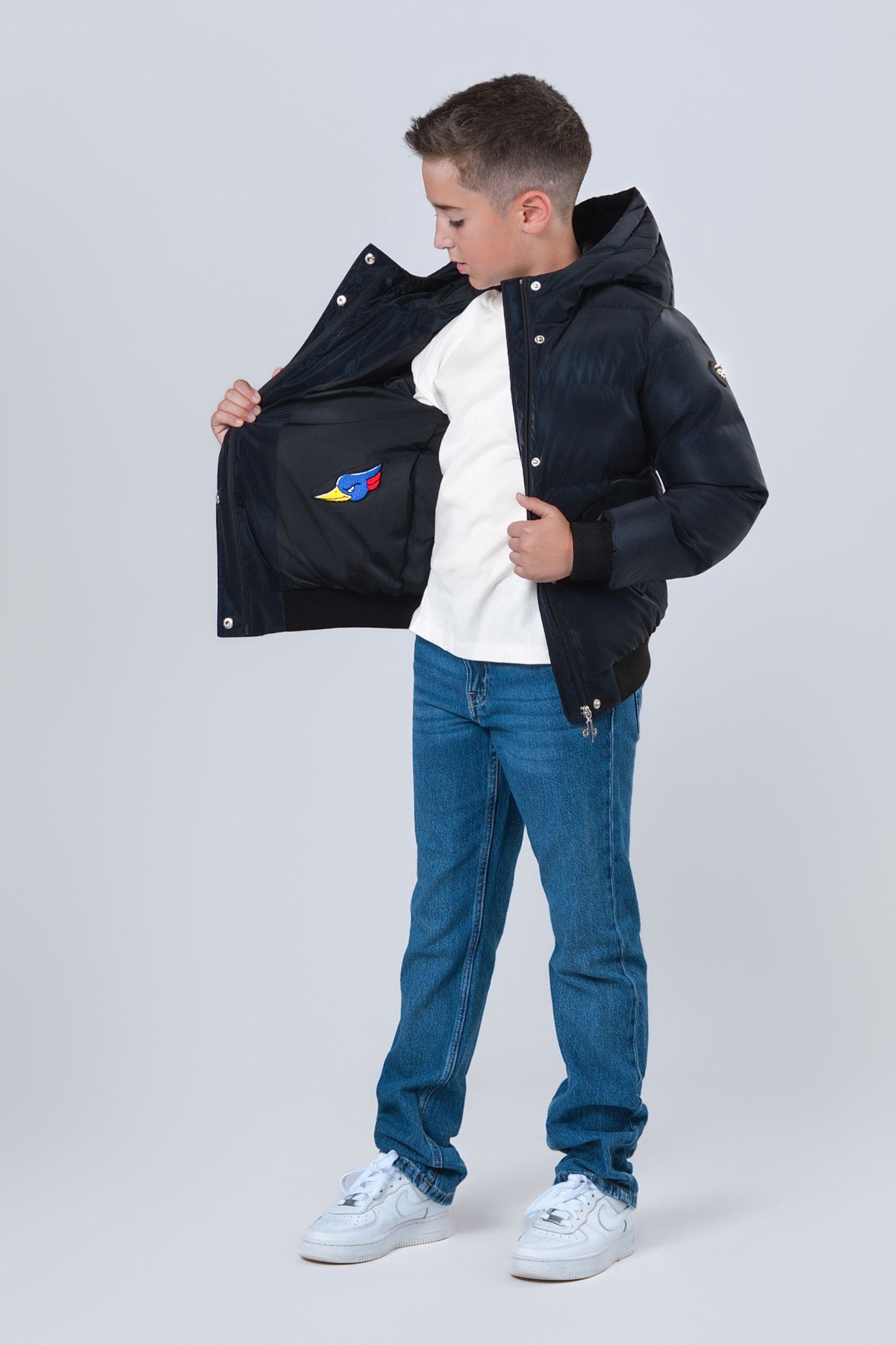Kids' UNISEX Chickadee Coat - Blue Diamond