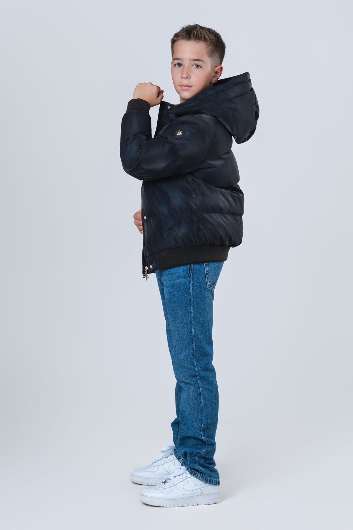 Kids' UNISEX Chickadee Coat - Blue Diamond