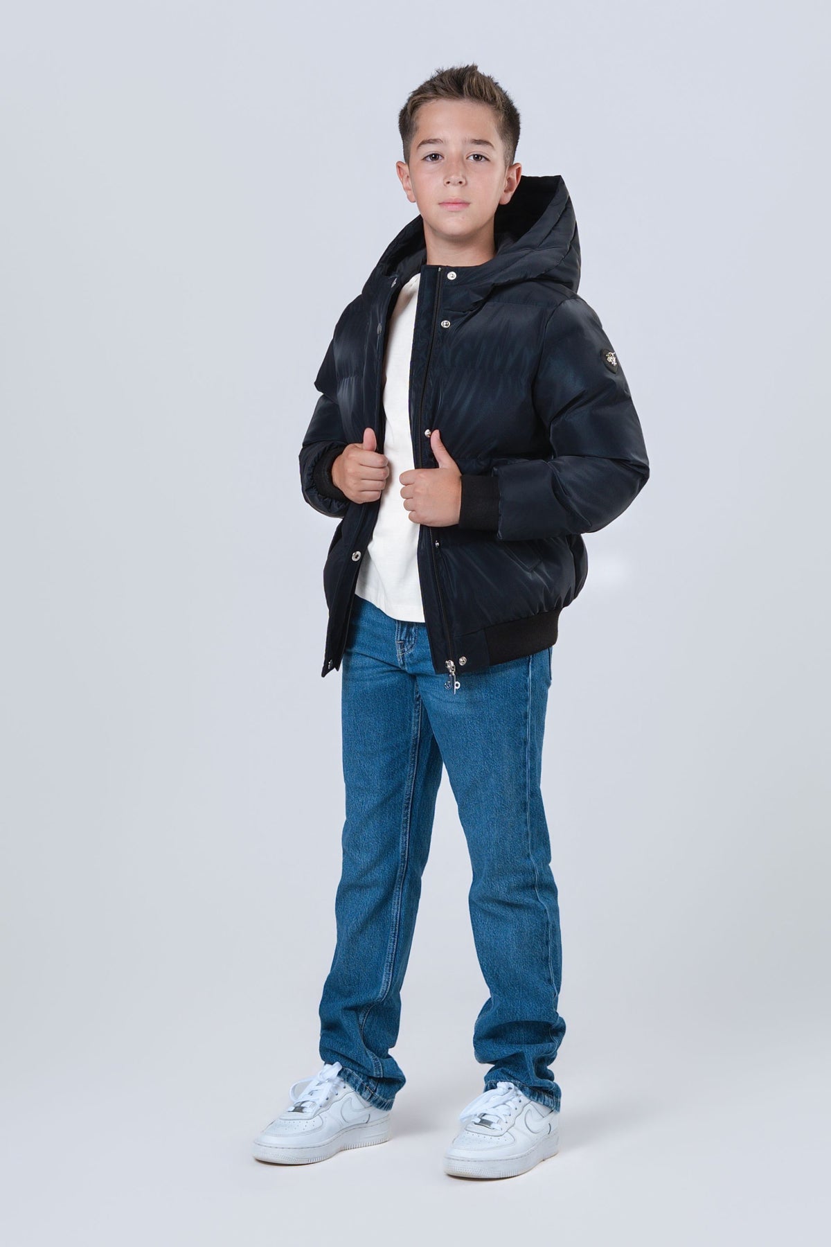 Kids' UNISEX Chickadee Coat - Blue Diamond