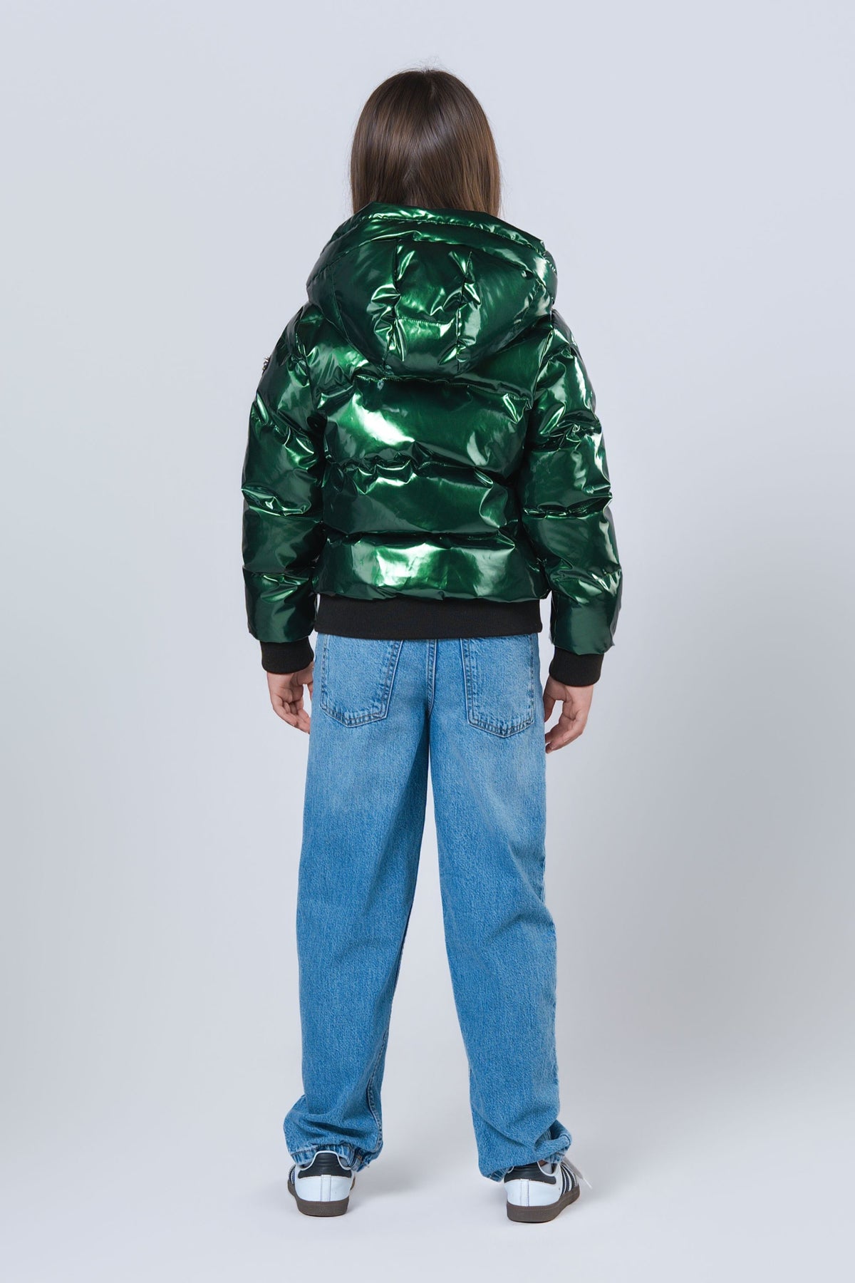 Kids' UNISEX Chickadee Coat - Glossy Green