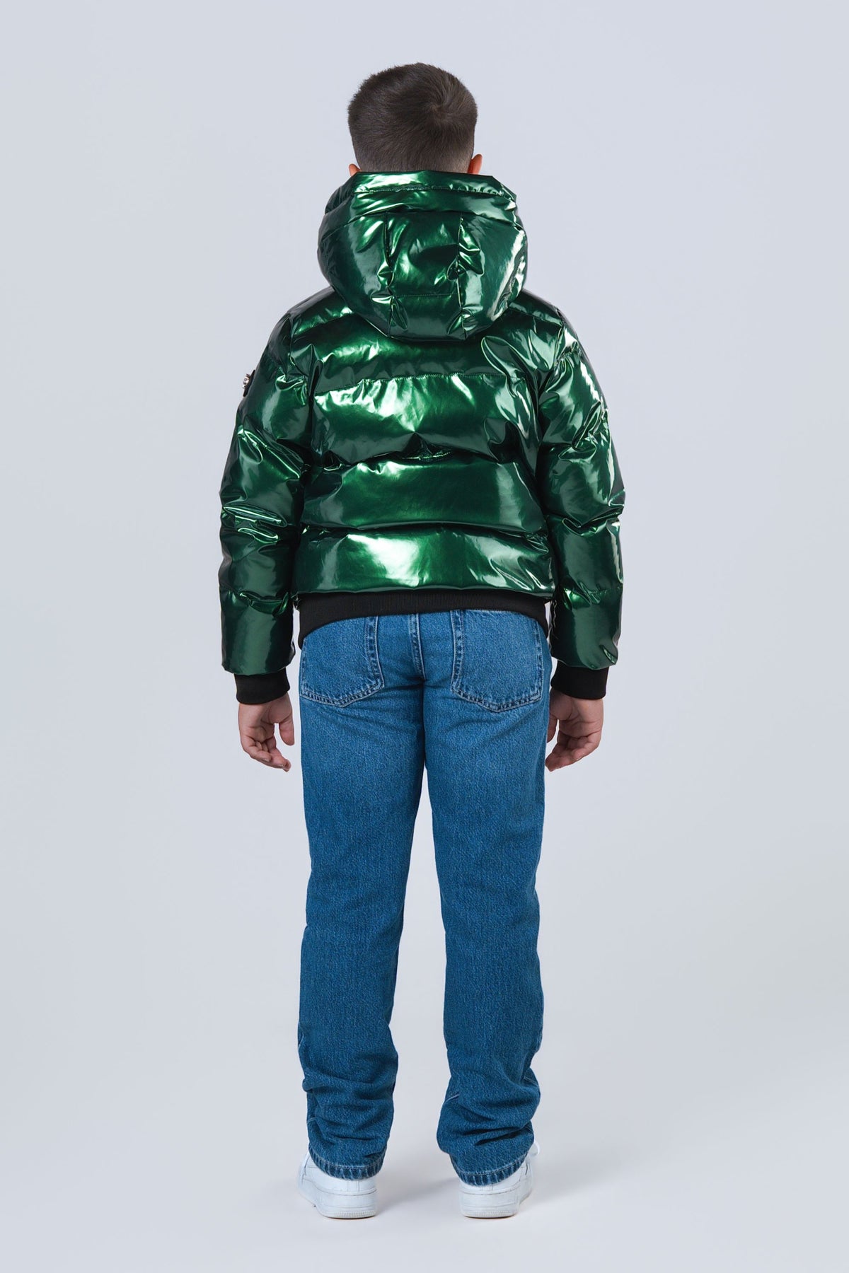 Kids' UNISEX Chickadee Coat - Glossy Green