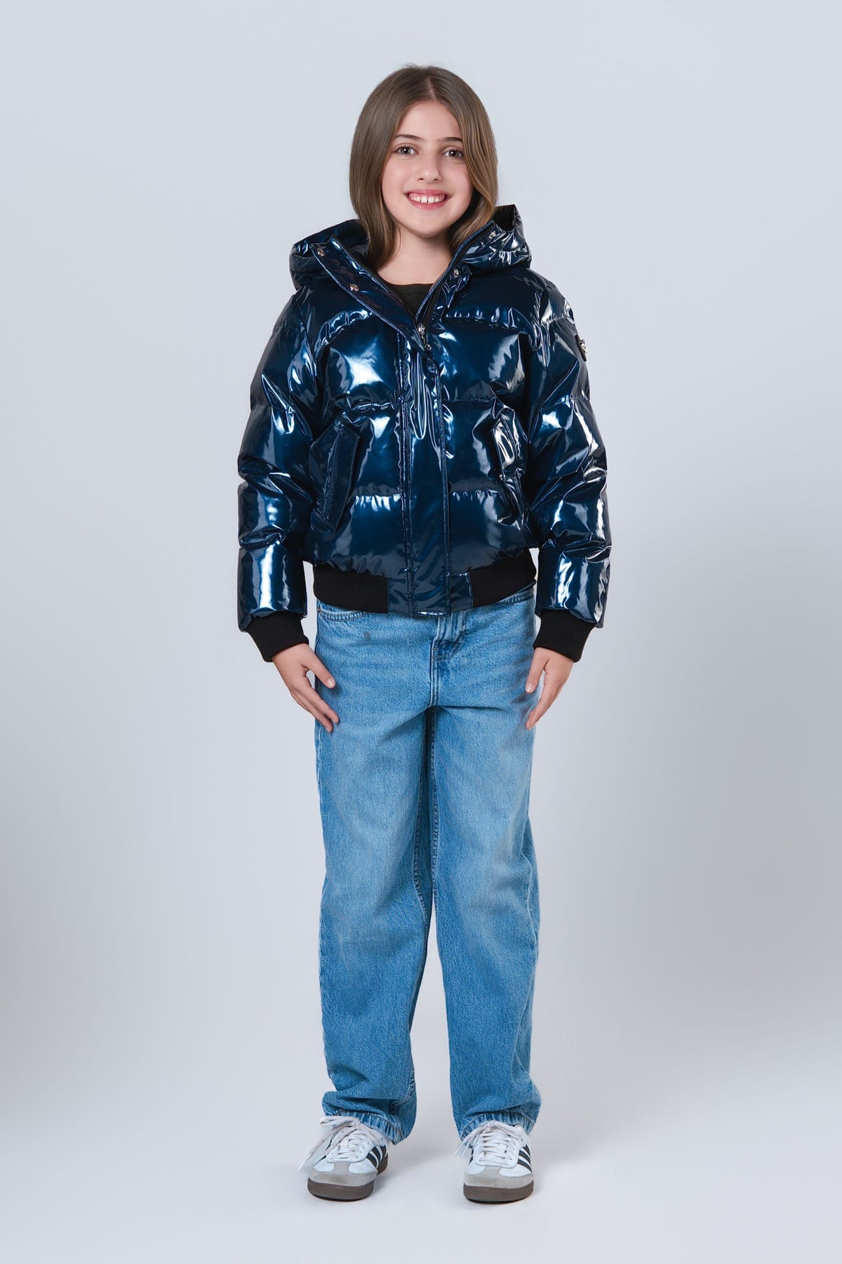 Kids' UNISEX Chickadee Coat - Glossy Navy