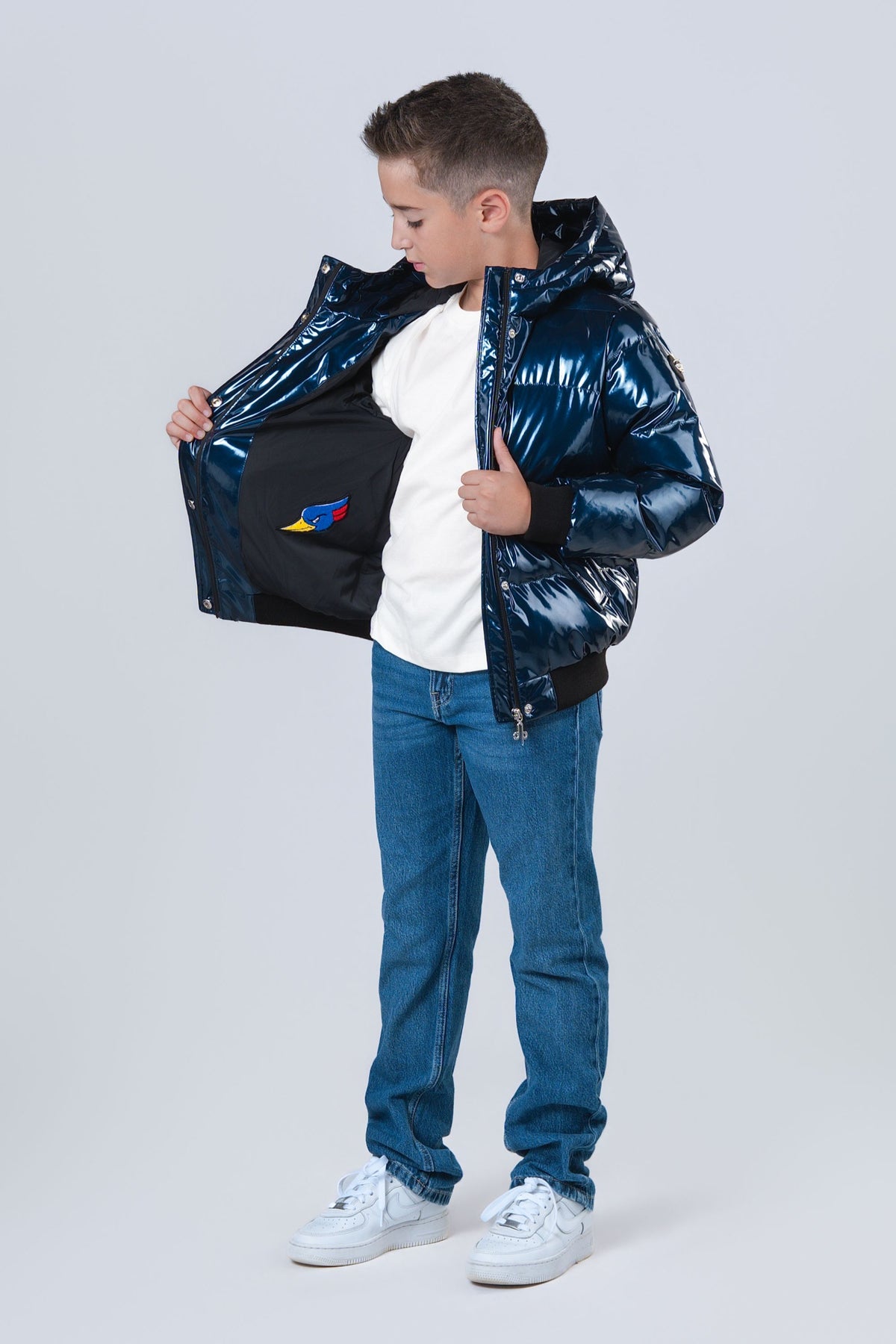 Kids' UNISEX Chickadee Coat - Glossy Navy