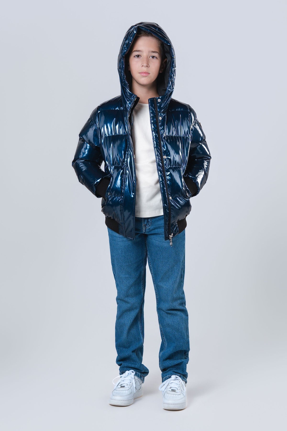 Kids' UNISEX Chickadee Coat - Glossy Navy