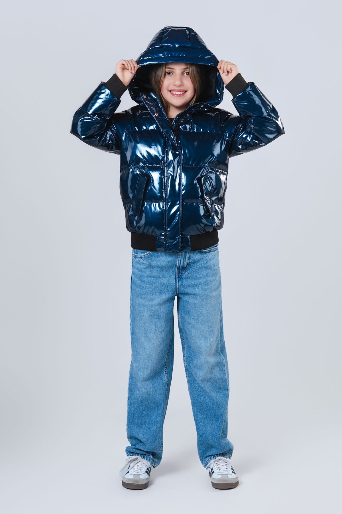 Kids' UNISEX Chickadee Coat - Glossy Navy
