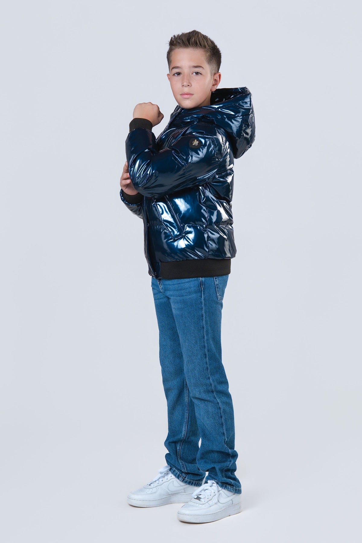 Kids' UNISEX Chickadee Coat - Glossy Navy