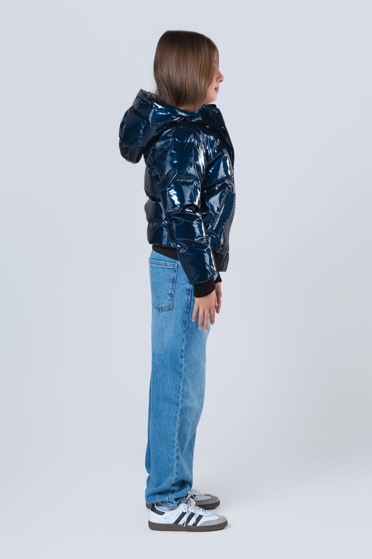 Kids' UNISEX Chickadee Coat - Glossy Navy