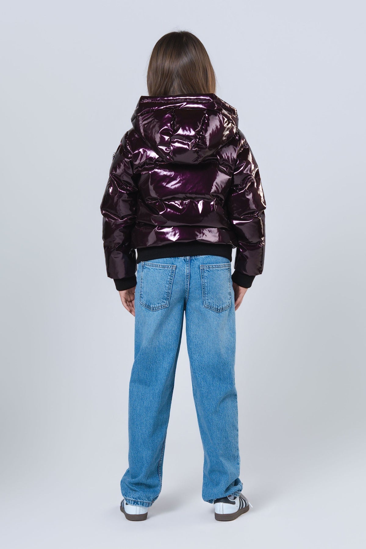 Kids' UNISEX Chickadee Coat - Glossy Purple