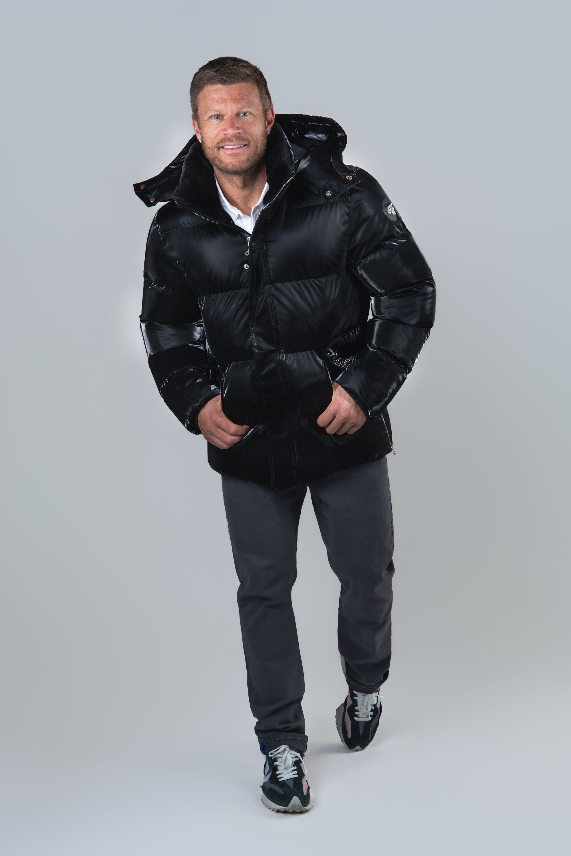 Men's Bumnester 3/4 Coat - All Wet Black