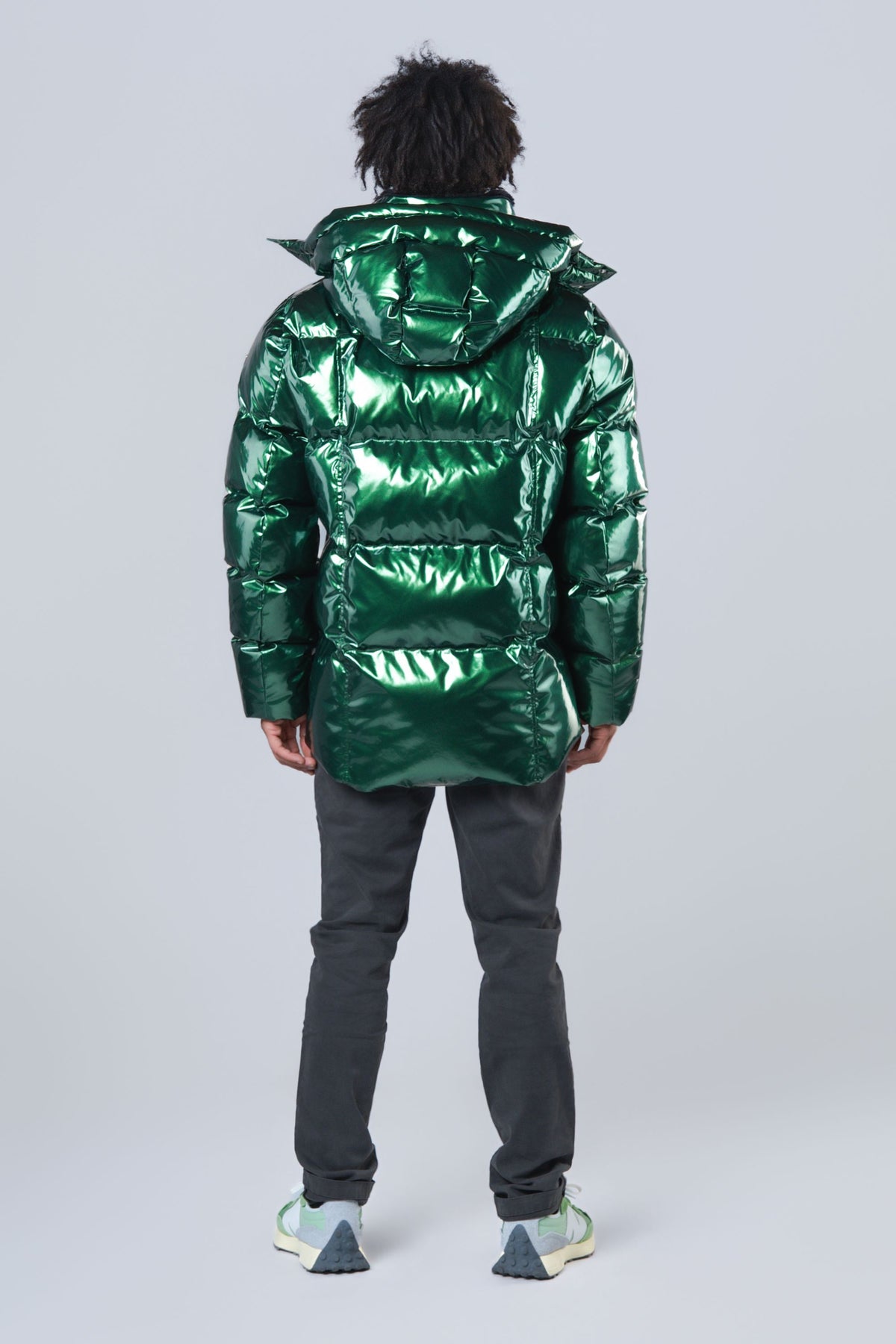 Men's Bumnester 3/4 Coat - Glossy Green
