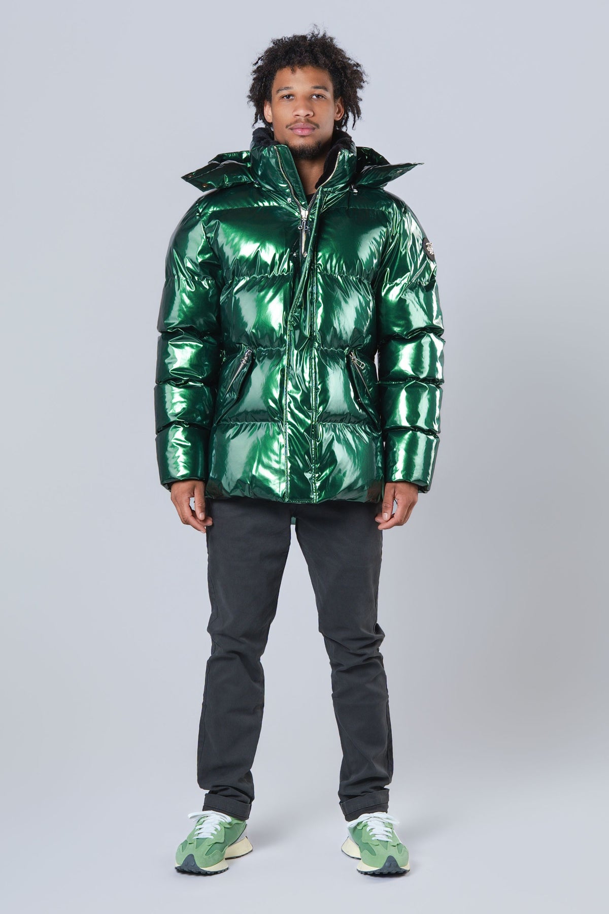 Men's Bumnester 3/4 Coat - Glossy Green