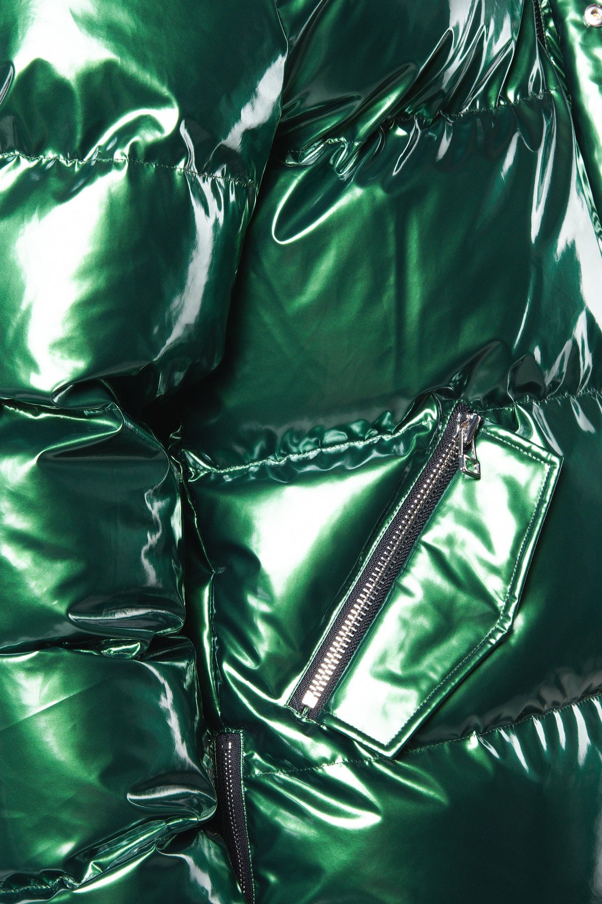 Men's Bumnester 3/4 Coat - Glossy Green