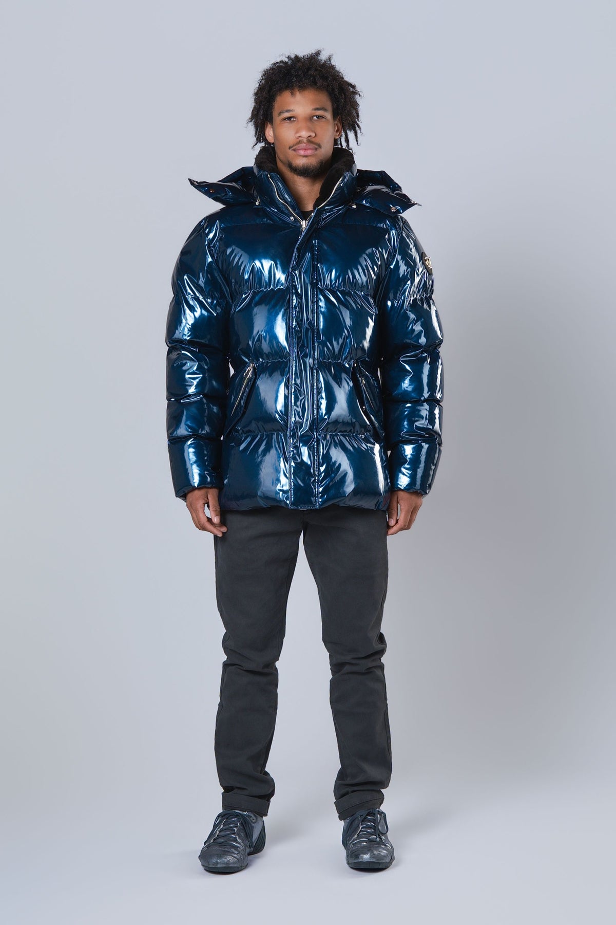 Men's Bumnester 3/4 Coat - Glossy Navy