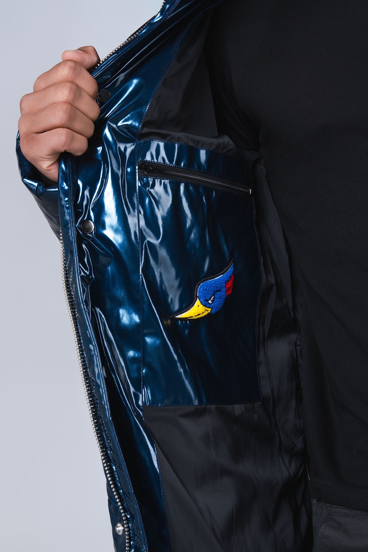 Men's Bumnester 3/4 Coat - Glossy Navy
