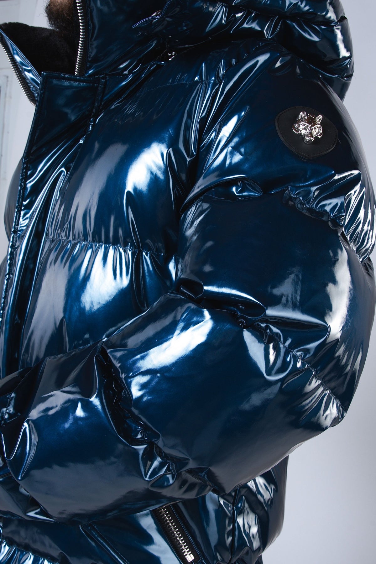 Men's Bumnester 3/4 Coat - Glossy Navy