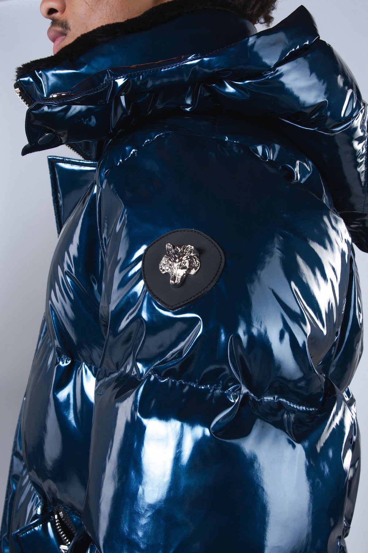 Men's Bumnester 3/4 Coat - Glossy Navy
