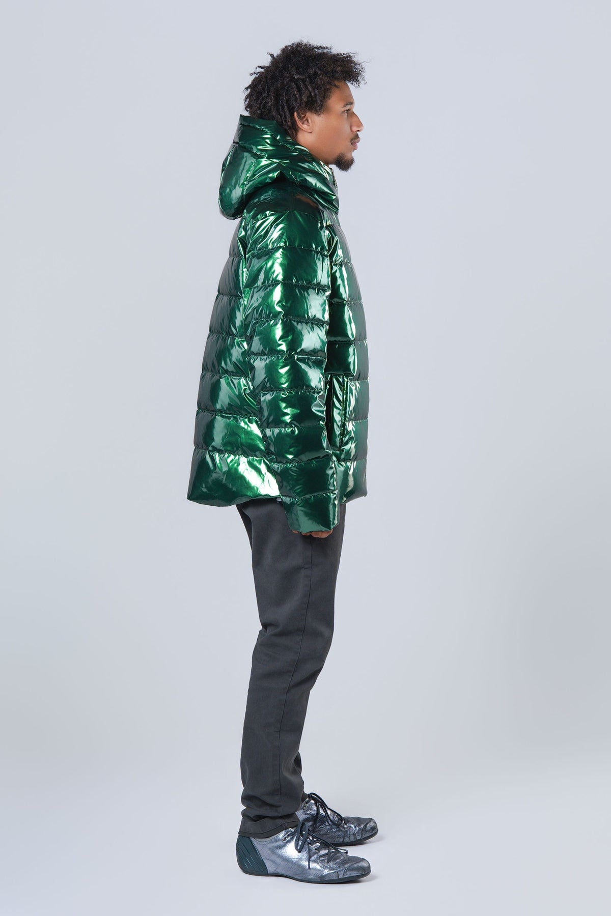 Men's Medium Weight Sparrow Coat - Glossy Green