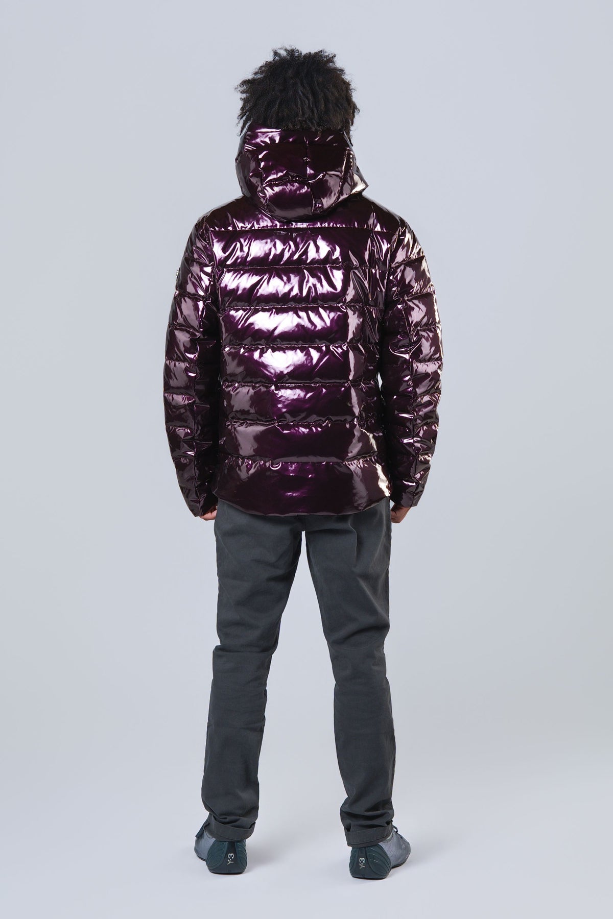 Men's Medium Weight Sparrow Coat - Glossy Purple