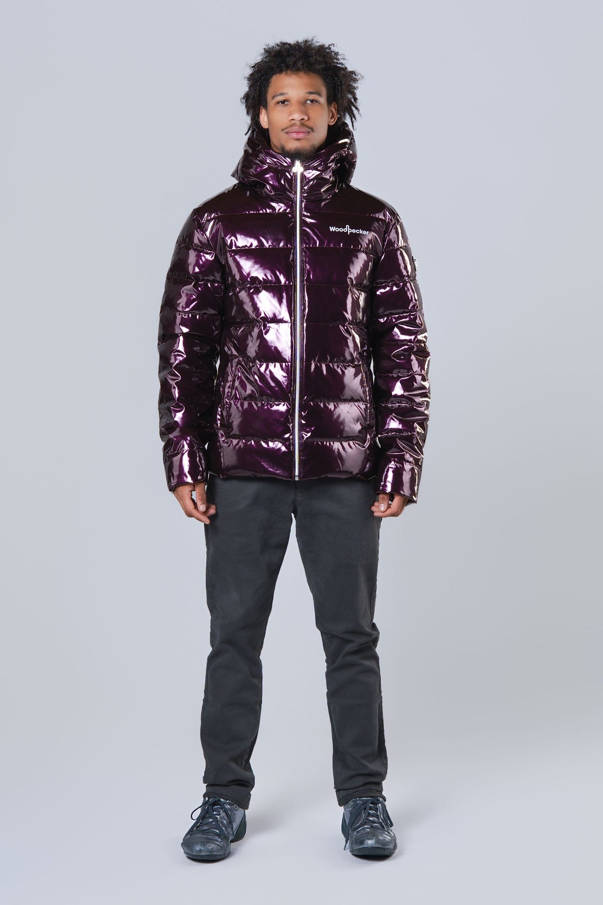 Men's Medium Weight Sparrow Coat - Glossy Purple