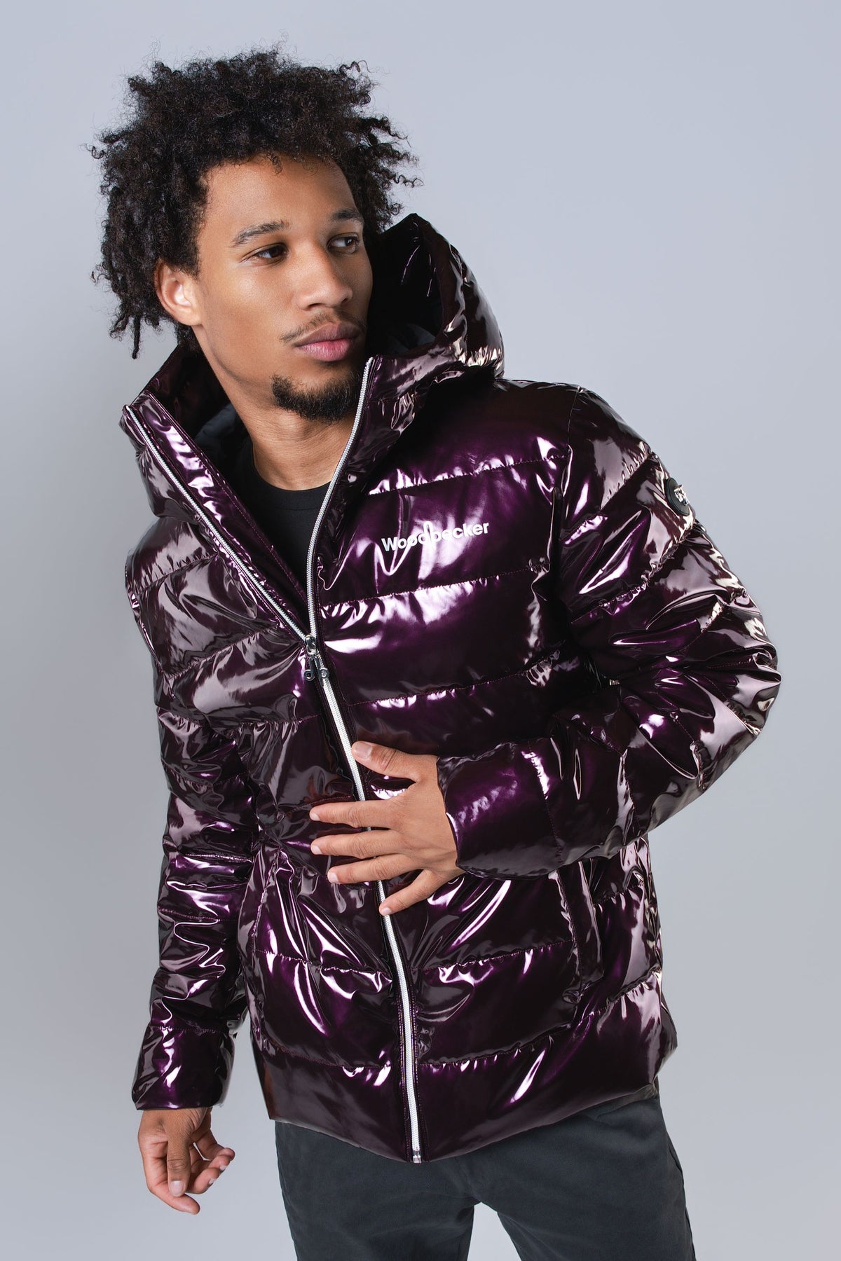 Men's Medium Weight Sparrow Coat - Glossy Purple