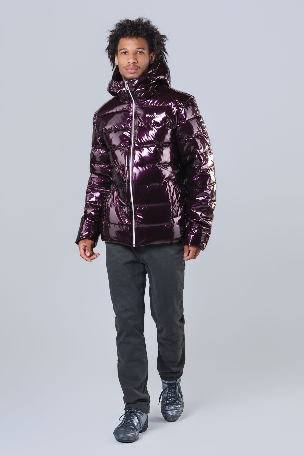 Men's Medium Weight Sparrow Coat - Glossy Purple