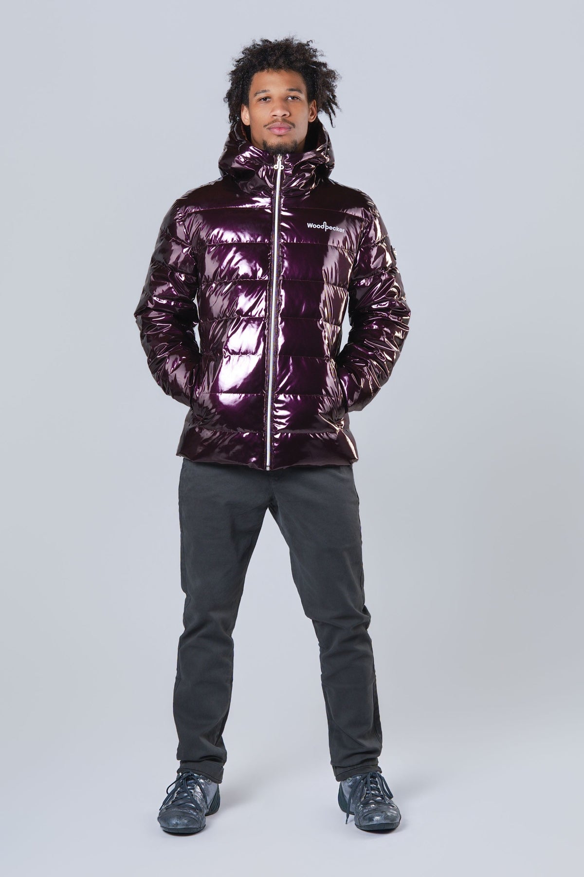 Men's Medium Weight Sparrow Coat - Glossy Purple