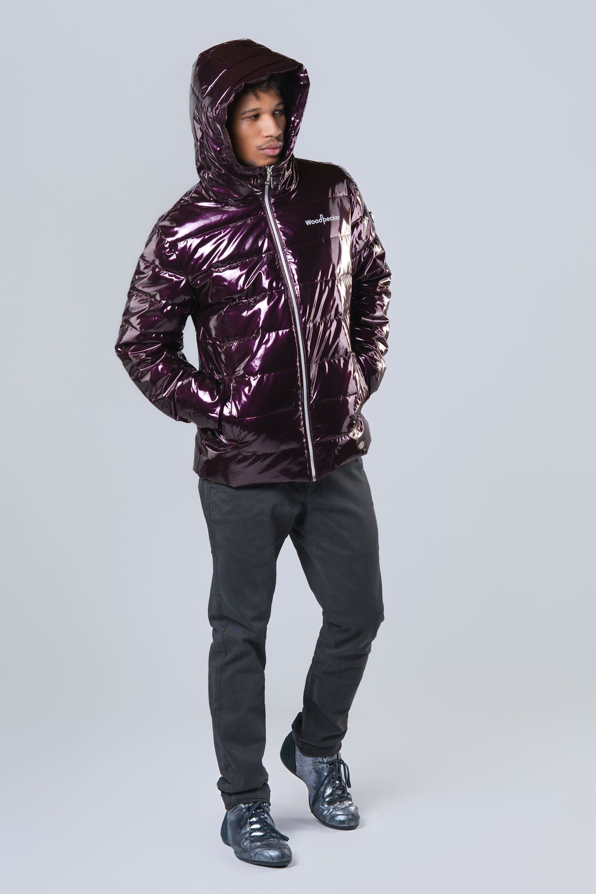 Men's Medium Weight Sparrow Coat - Glossy Purple
