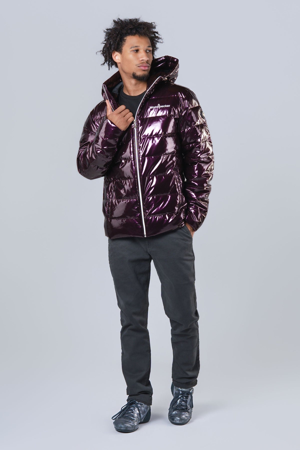 Men's Medium Weight Sparrow Coat - Glossy Purple