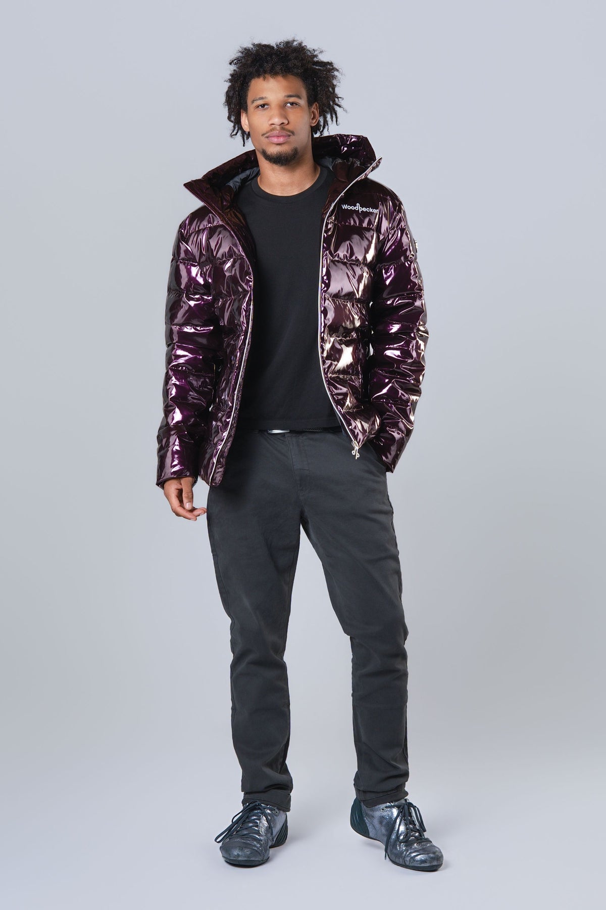 Men's Medium Weight Sparrow Coat - Glossy Purple