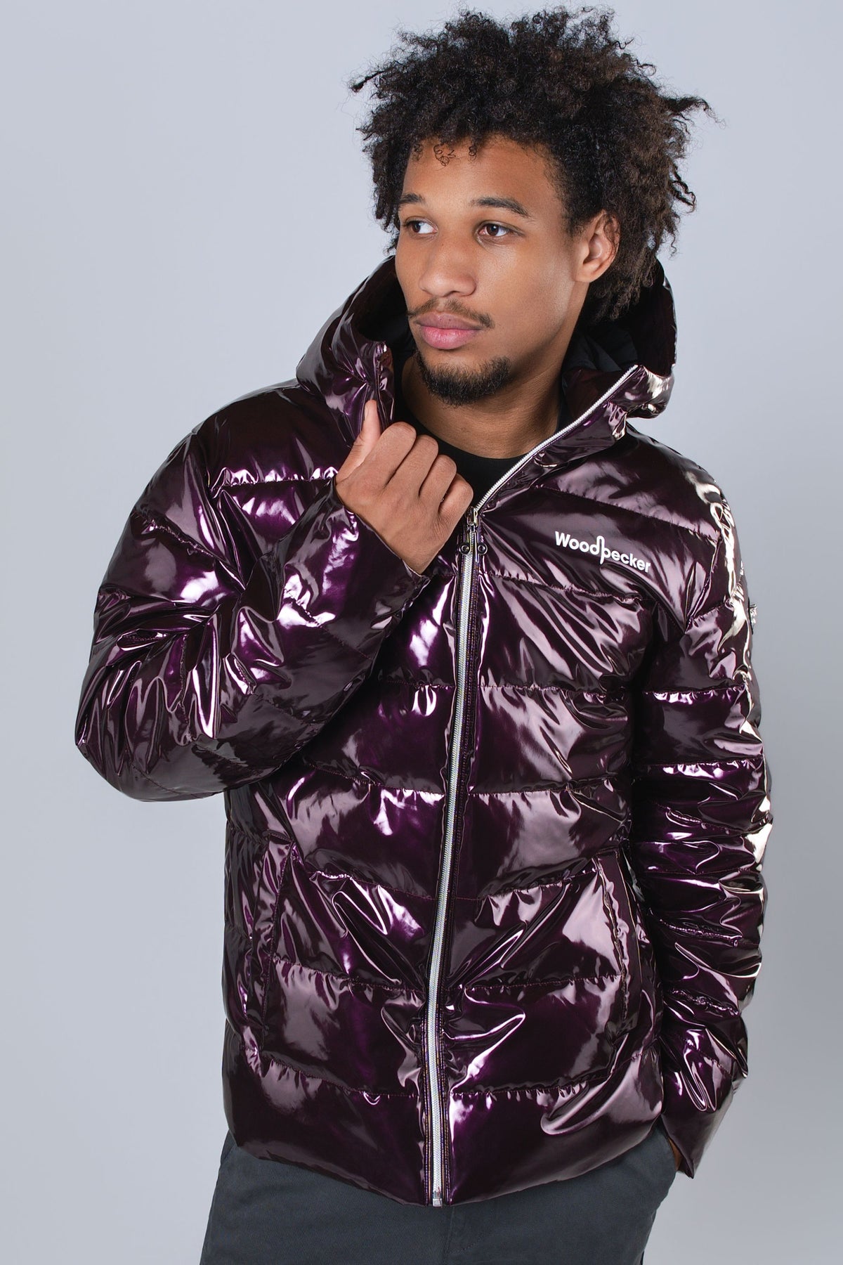 Men's Medium Weight Sparrow Coat - Glossy Purple