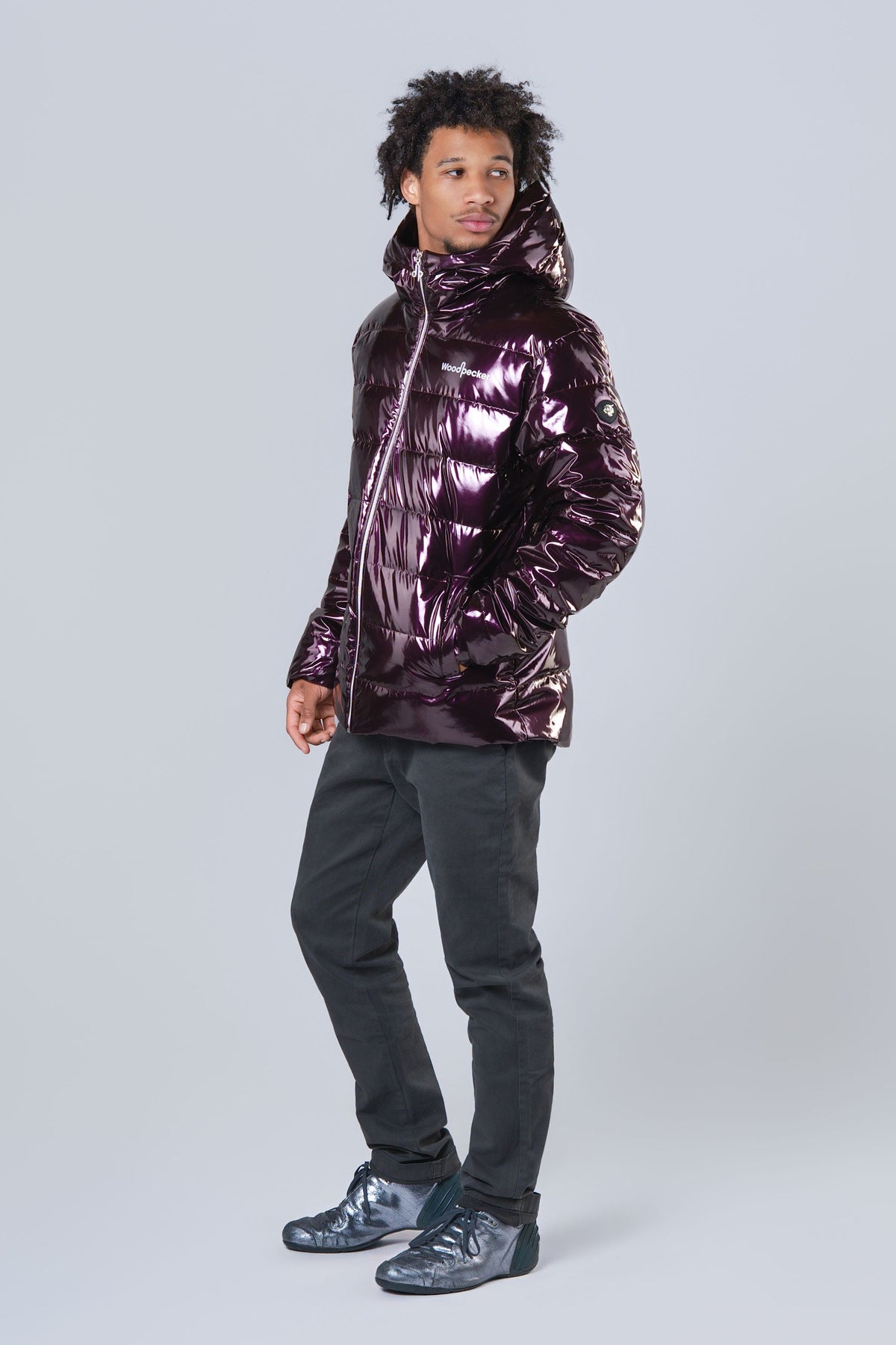 Men's Medium Weight Sparrow Coat - Glossy Purple