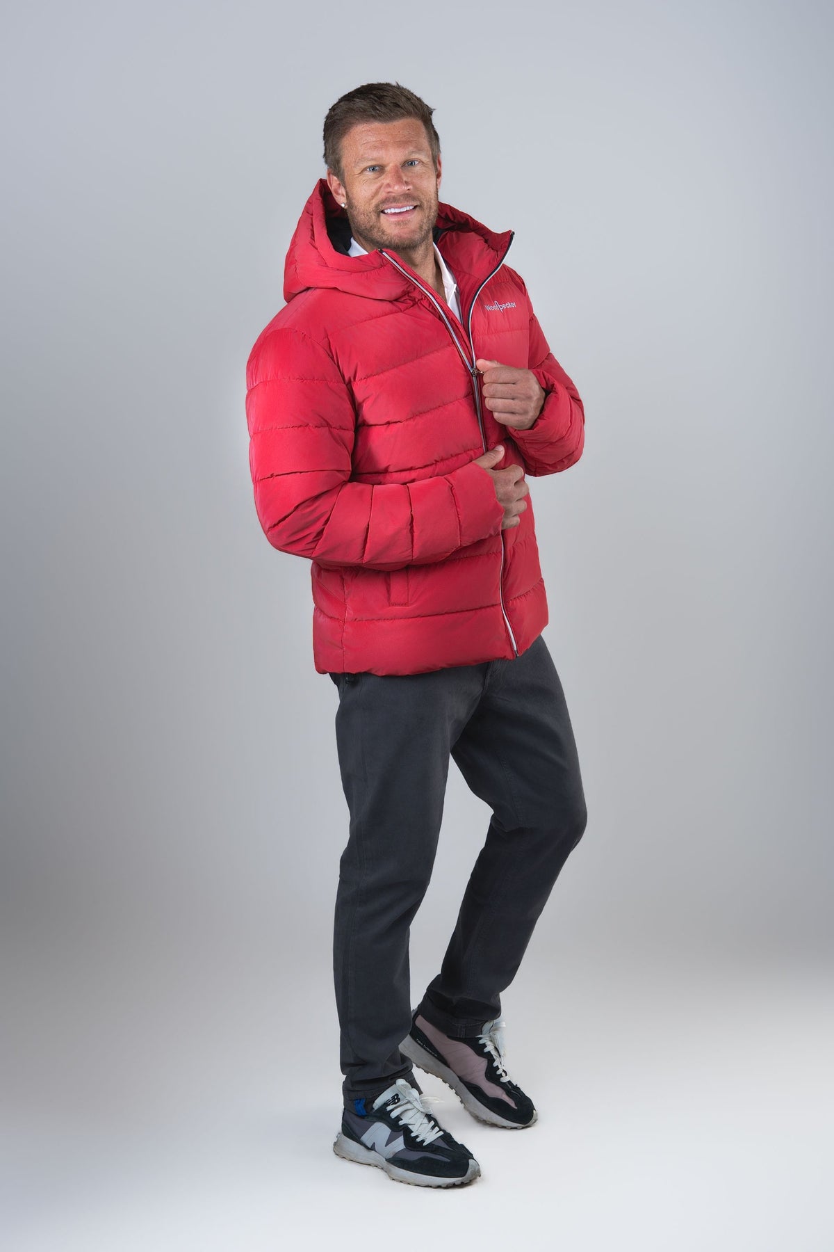 Men's Medium Weight Sparrow Coat - Red Diamond
