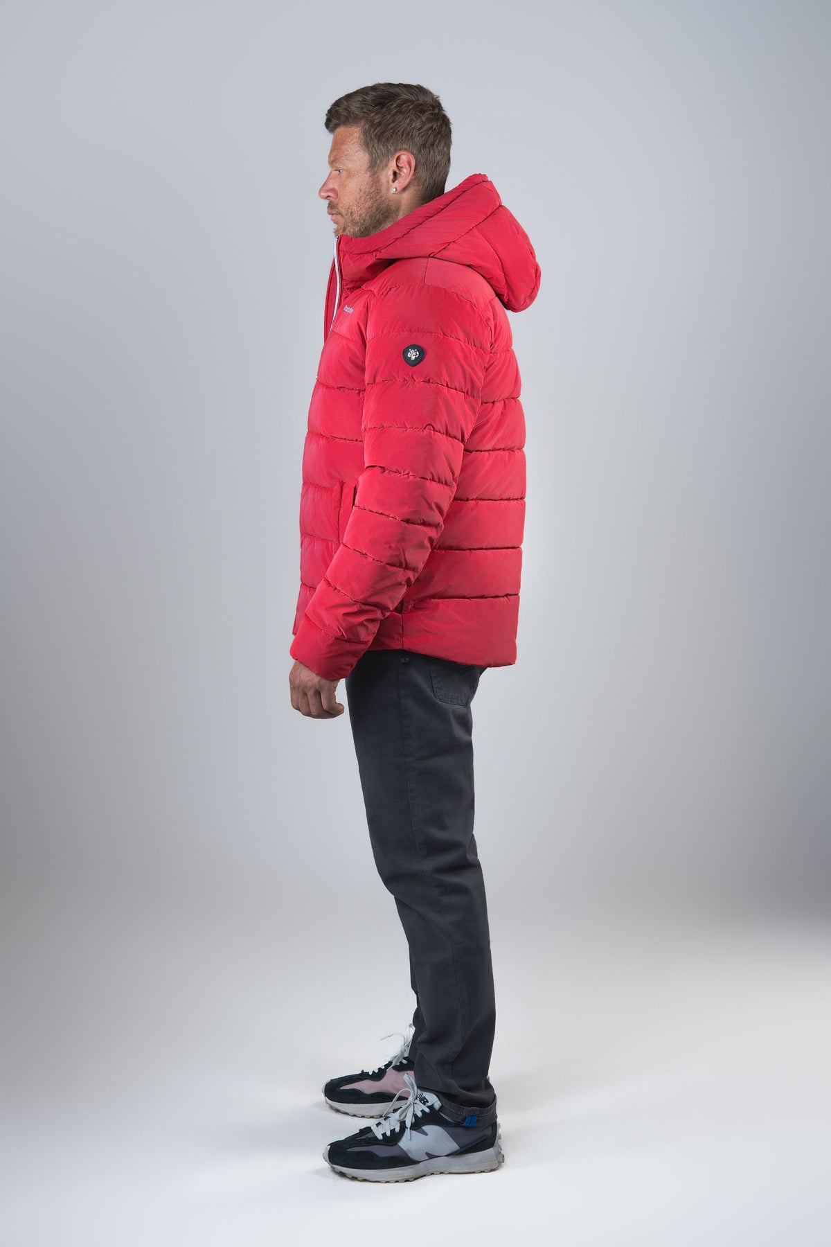 Men's Medium Weight Sparrow Coat - Red Diamond