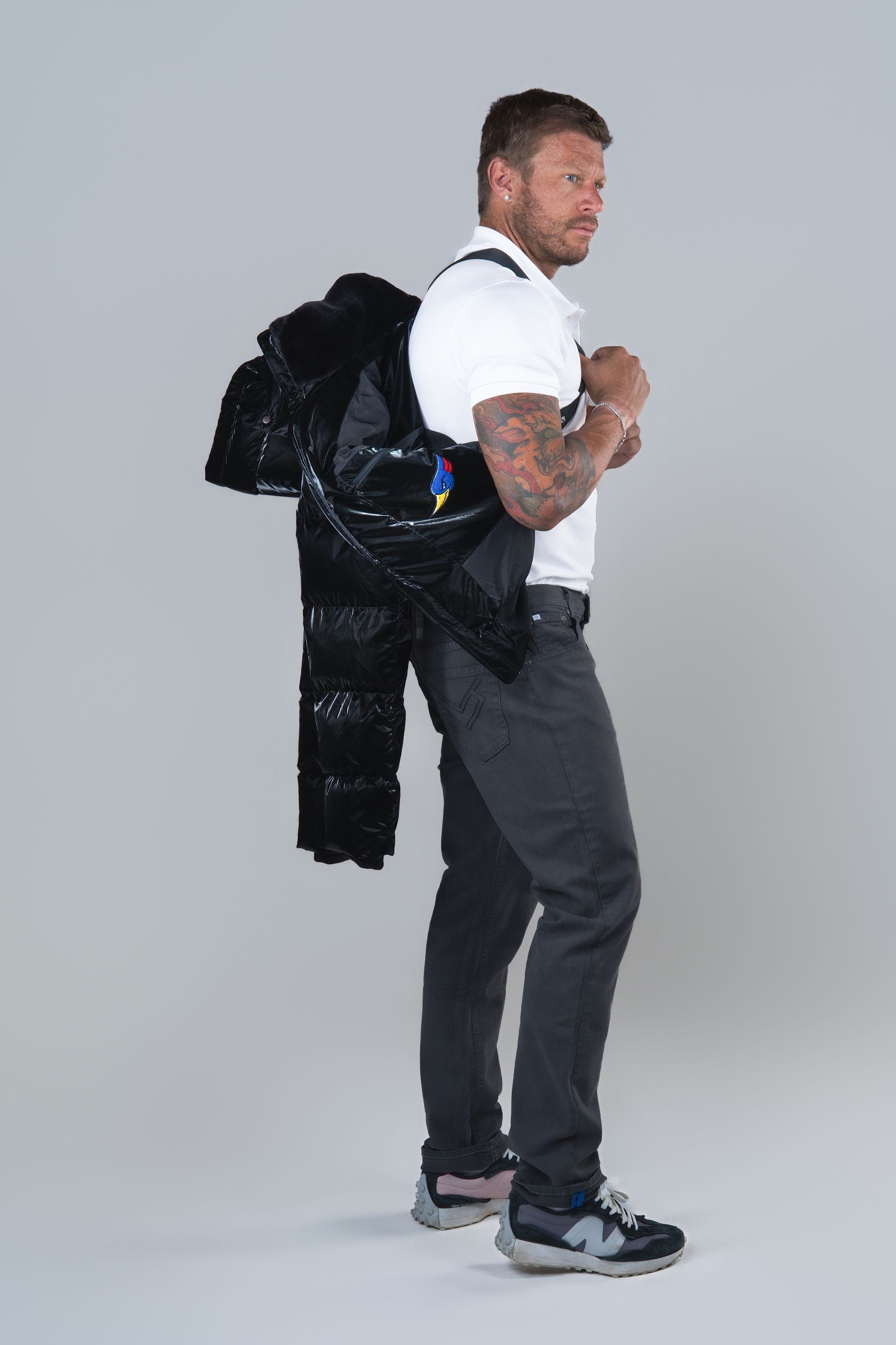 Men's Woody Bomber Jacket - All Wet Black