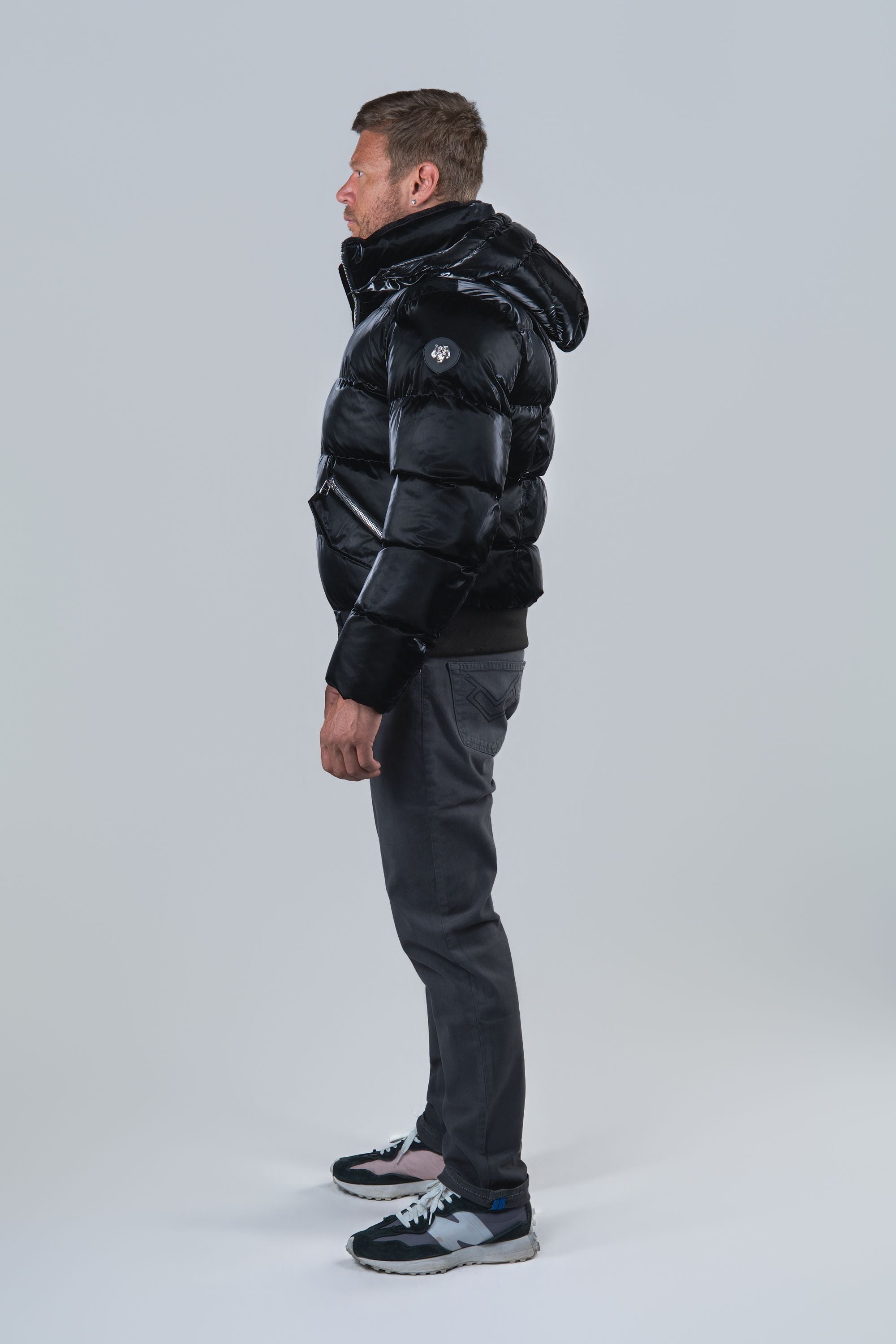 Men's Woody Bomber Jacket - All Wet Black