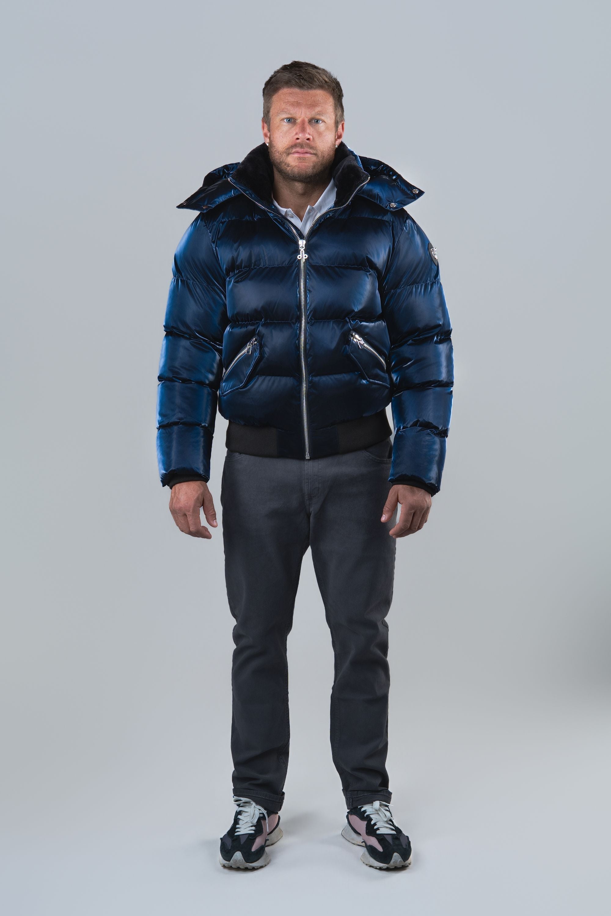 Men's Woody Bomber Jacket - All Wet Navy