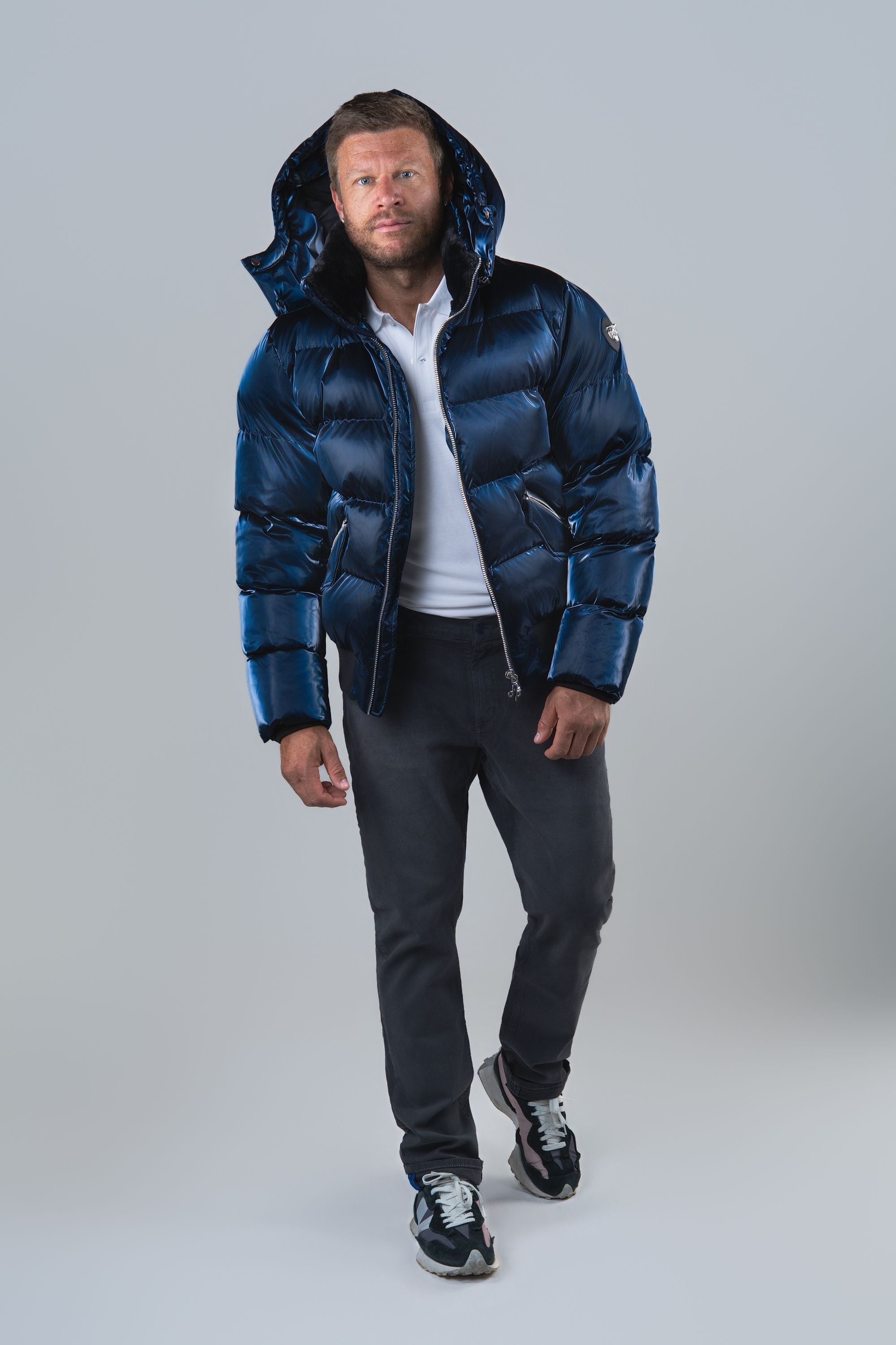 Men's Woody Bomber Jacket - All Wet Navy